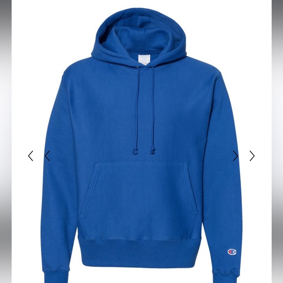 Champion Tops - Blue reverse weave Champion hoodie-great condition!💙FINAL MARKDOWN💙